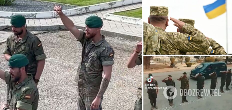 Spanish soldiers saw off their Ukrainian colleagues from the training with tears in their eyes. A touching video