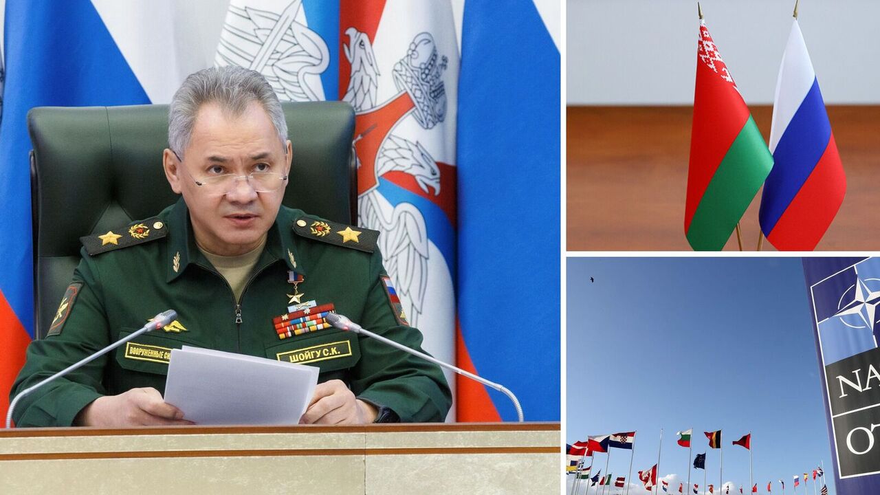 Shoigu said that the West is waging an "undeclared war" against Russia and Belarus and complained about the "aggressive NATO"