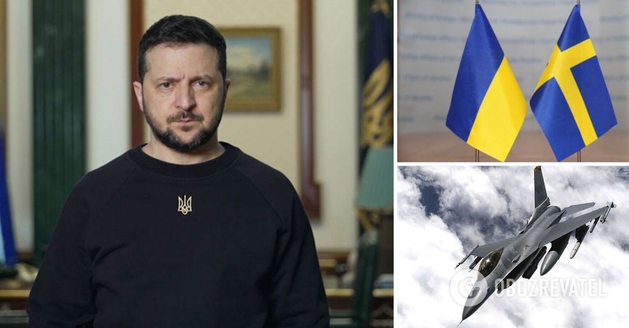 "We are becoming even stronger every day": Zelenskyy discusses weapons for the Armed Forces and the provision of fighter jets at a meeting with Swedish Defence Minister. Video.