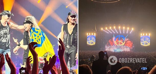 Concert in blue and yellow colours: Scorpions dedicated their legendary hit to Ukraine and unfurled the flag on stage