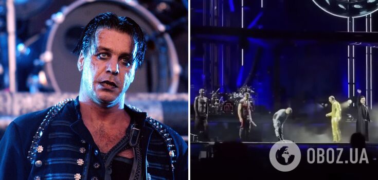 Lider Rammstein Till Lindemann spadł ze sceny, ale zespół nie zareagował. Wideo.