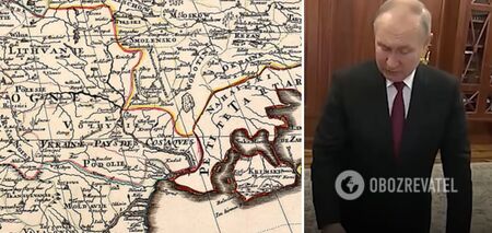 Putin 'nie widział' Ukrainy na starej mapie: Feigin zabiera głos w sprawie skandalu