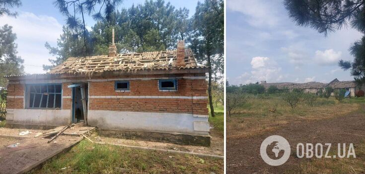 Occupants attack Kherson and the region, hit private houses: a woman was injured. Photo.