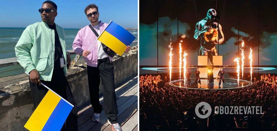 Signed by the participants of Eurovision 2023: Tvorchi auctioned off the flag of Ukraine to help children. Photo.