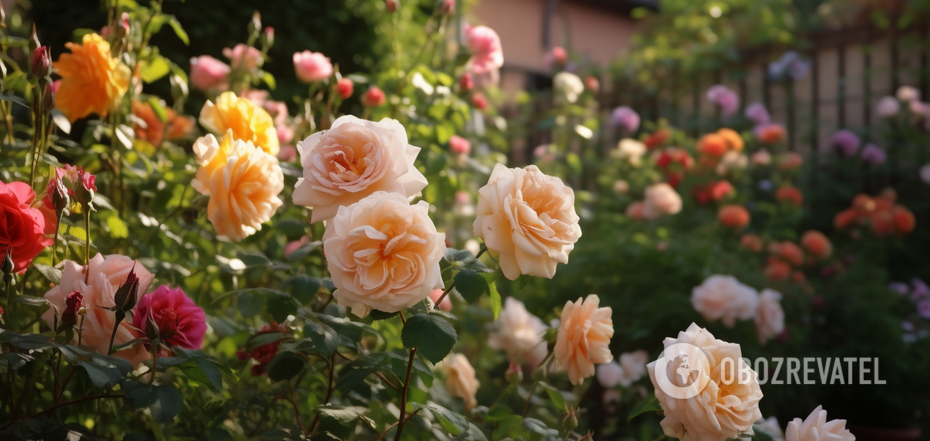 What to plant near roses to make the buds lush and bright: the best and worst neighbours
