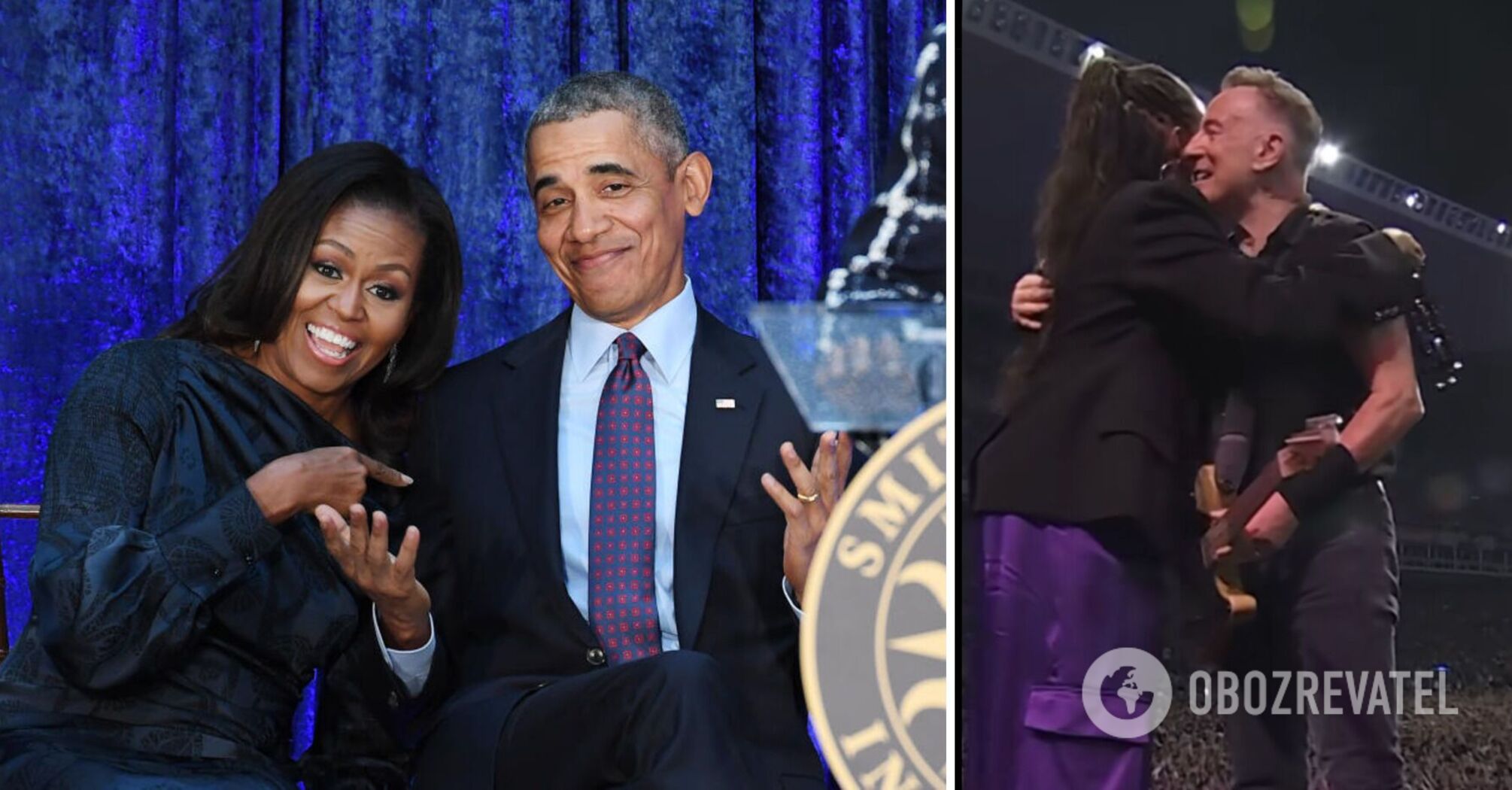 "Jaką mam fajną żonę": Michelle Obama dała czadu na koncercie znanego muzyka, a były prezydent USA nie mógł opanować emocji
