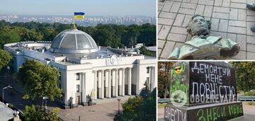 The Rada passed a law allowing for the seizure of Soviet and imperial cultural sites