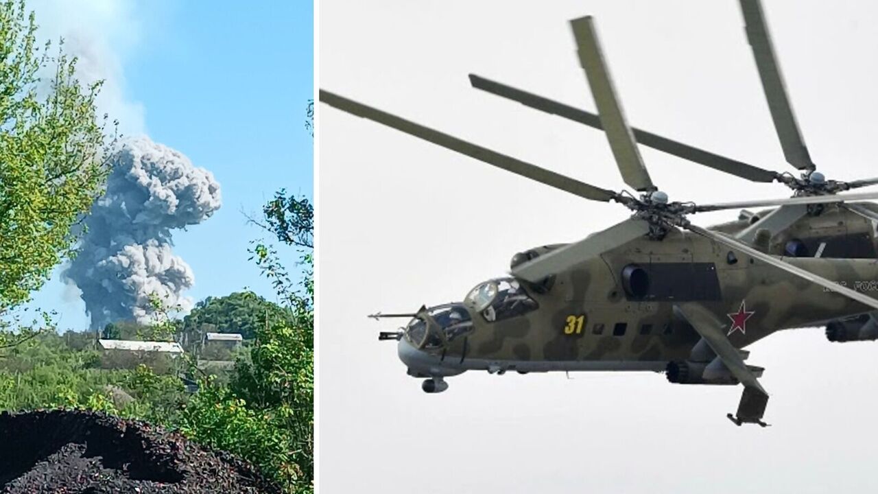 The parking lot of Russian helicopters was smashed: there was an explosion in the temporarily occupied Mospino in Donbass. Photo