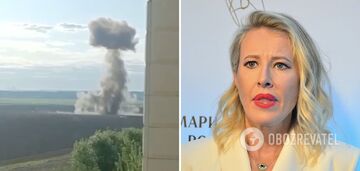 'It's a new experience.' Sobchak 'in horror' said she wasn't happy about drones in Moscow, and showed a dialogue with a frightened friend