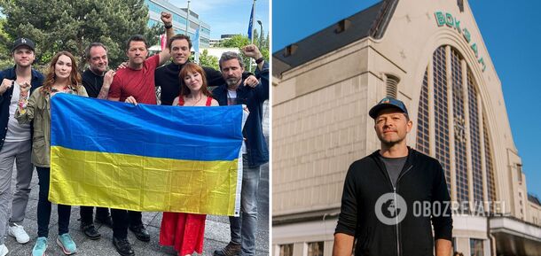 'Supernatural' star Misha Collins came to Kyiv and made Russians hysterical with a Ukrainian flag