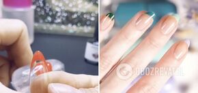 How to make perfect French manicure at home: this life hack went viral on TikTok. Video.