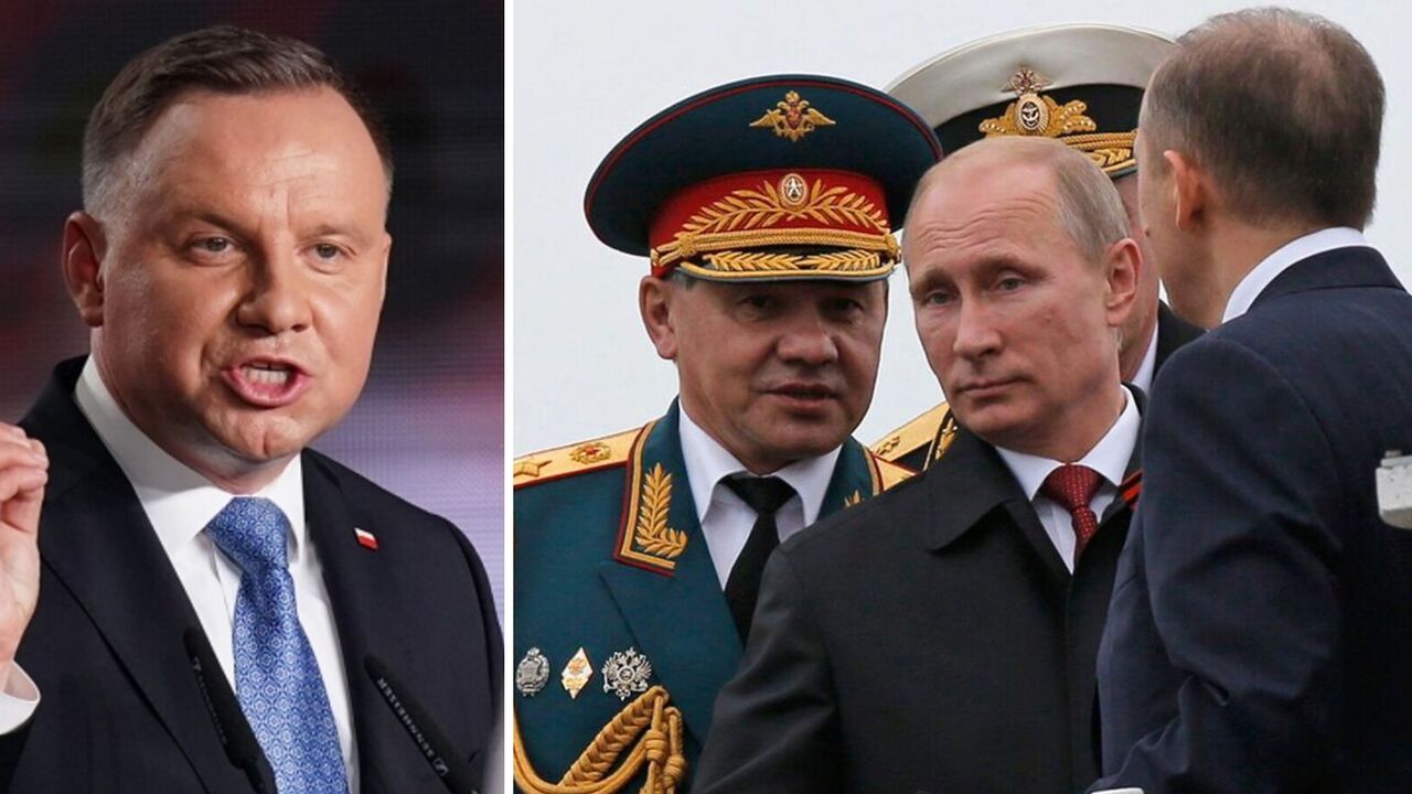"Putin jeszcze nie przegrał": Duda wskazywał na zagrożenia ze strony Rosji i tłumaczył, dlaczego nie należy śmiać się z czołgów z lat 60