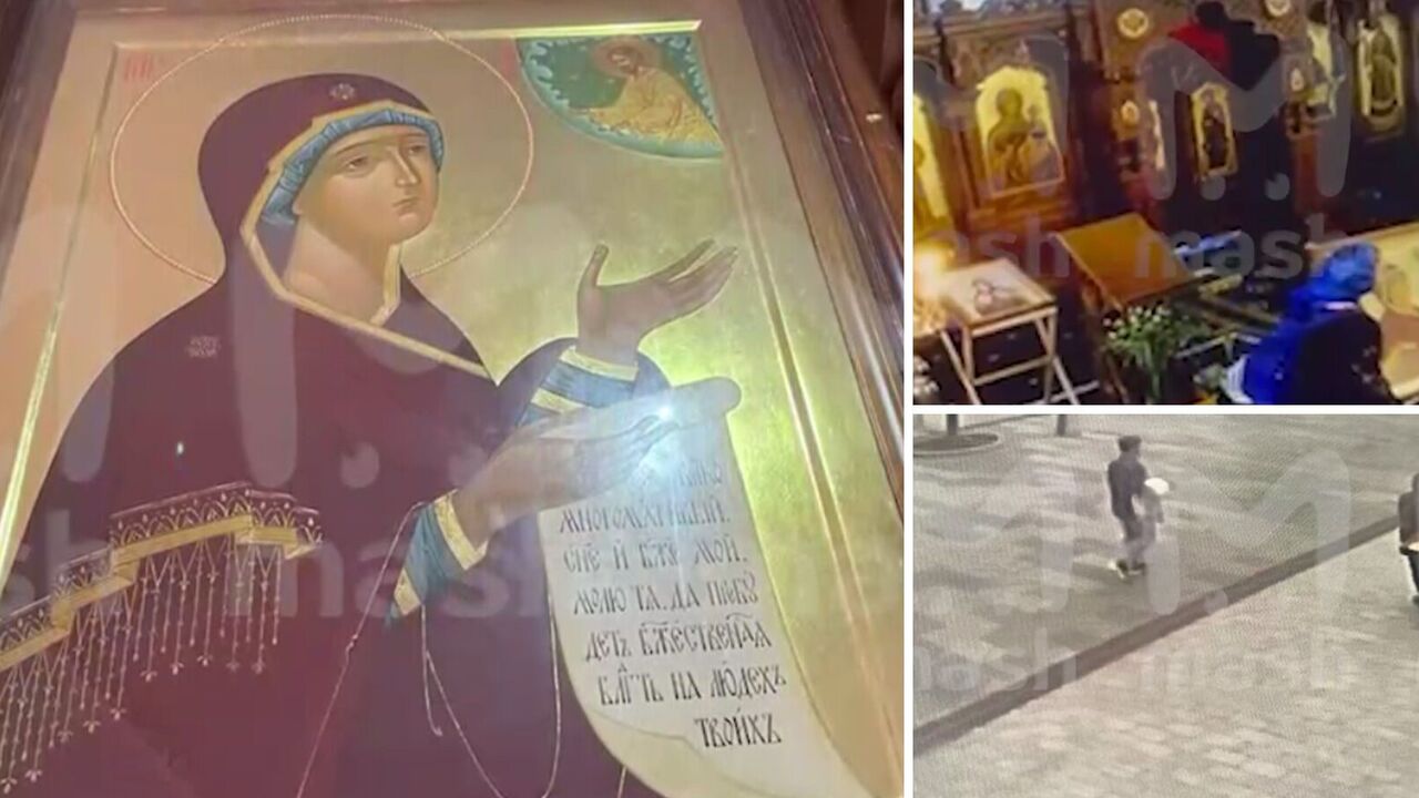 Tuż pod nosem FSB: ikona nielegalnie wywieziona z Donbasu została skradziona w Moskwie. Wideo