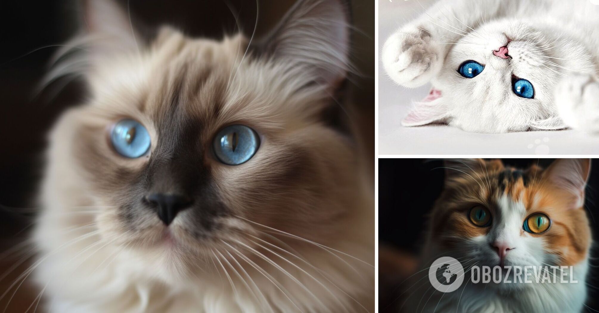Which cats have the most beautiful eyes: photos of amazing breeds