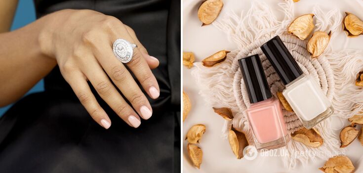 "Mleczny manicure" stał się jednym z głównych trendów 2023 roku: najlepsze pomysły dla fashionistek. Zdjęcie
