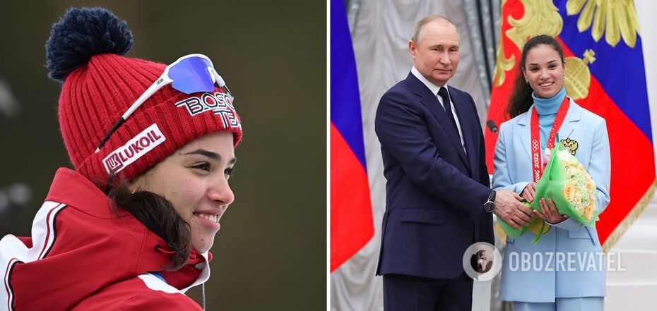 'She has the intellect of a washing machine': the Russian Olympic champion was ridiculed online for saying that Europe is afraid of her victories