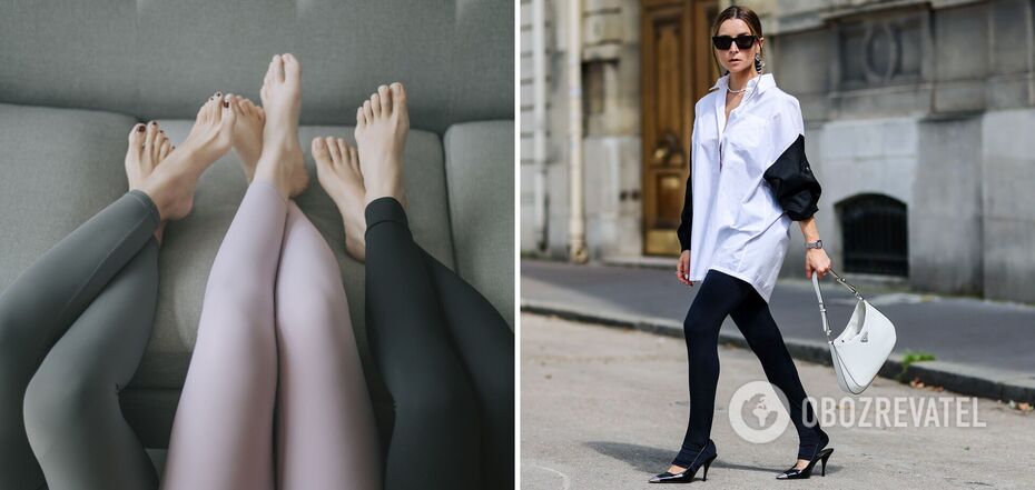 Leggings are bursting back into fashion in Spring 2023: how to create a  chic look in five minutes. The best ideas with photos