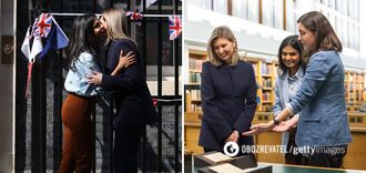Elena Zelenskaya arrived in the UK for the coronation of Charles III: how she was greeted and what the first lady has already managed to do
