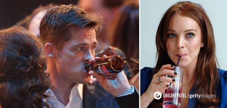 It almost ruined their lives! Brad Pitt, Lindsay Lohan and others: five celebrities who suffered from alcoholism