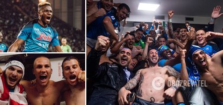 'Napoli won the Italian championship for the first time since Maradona. Video madness
