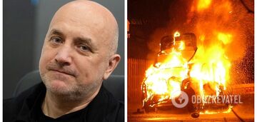 Samochód przewrócony przez wybuch: informacja o stanie Prilepina, który został zamordowany w Rosji