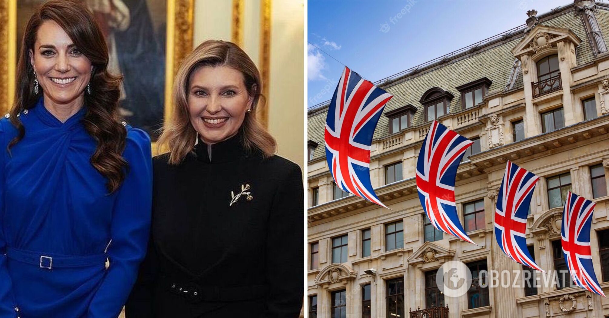 On the eve of Charles III's coronation: Elena Zelenskaya met Kate Middleton and Jill Biden at a social reception. Photo