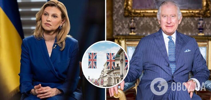 Pałac Buckingham oddał specjalny honor Ołenie Zeleńskiej w dniu koronacji Karola III. Zdjęcia