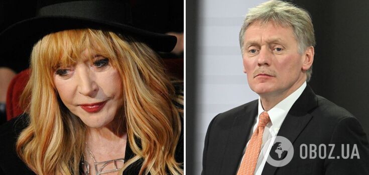 At Yudashkin's funeral, Pugacheva shook hands with Peskov, who called for the "cleansing" of Ukraine. Photo.
