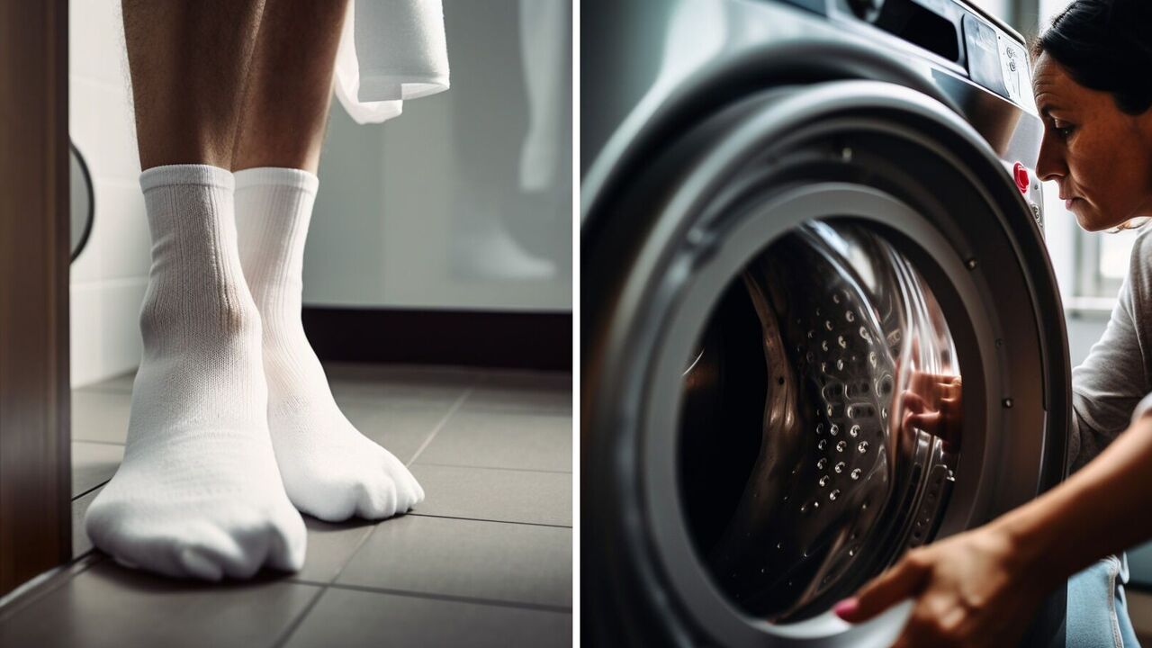 Socks will be perfectly clean: a traditional kitchen product will help