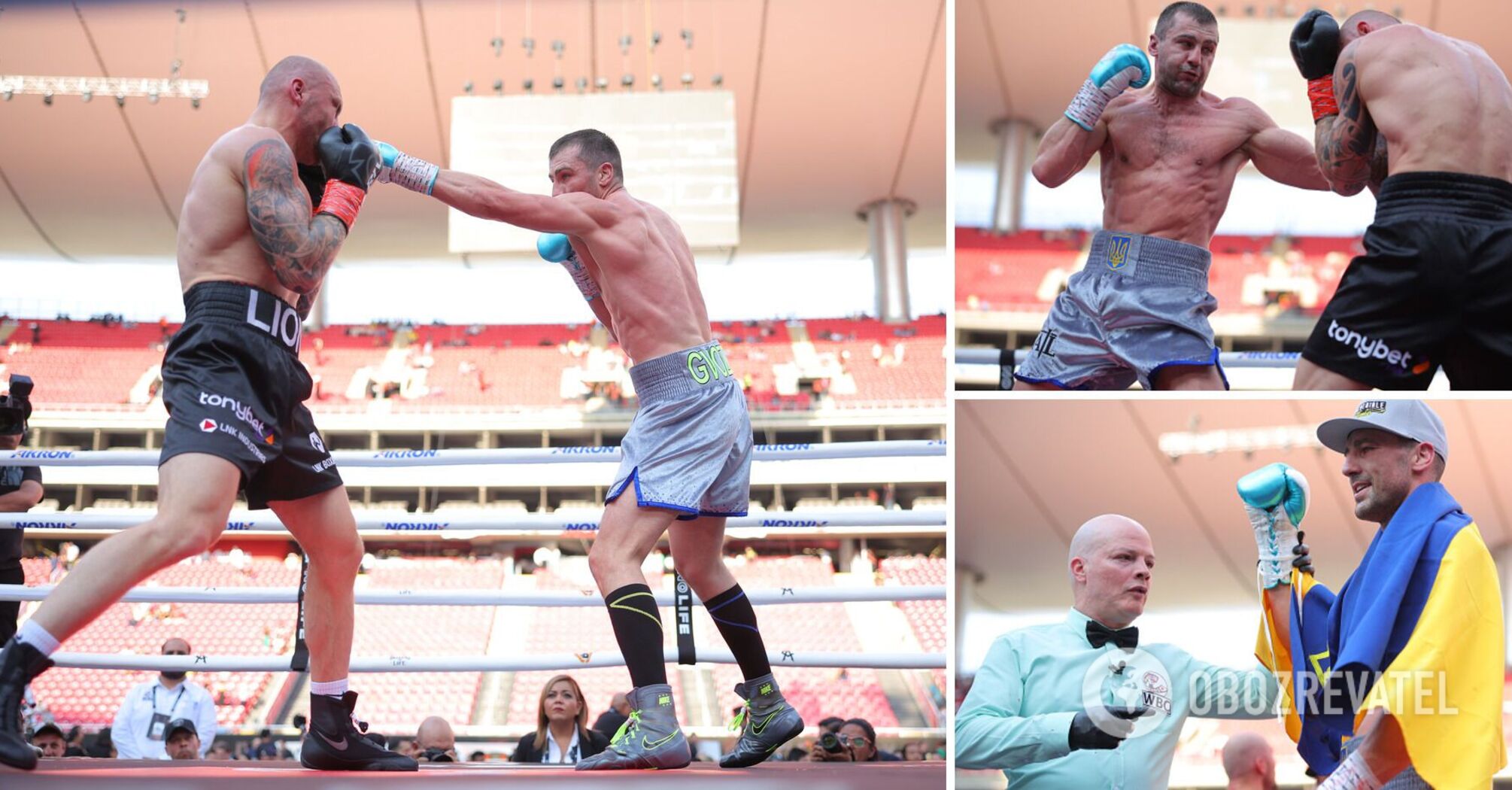 The famous Ukrainian boxer got the victory by knockout. Video