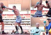 The famous Ukrainian boxer got the victory by knockout. Video