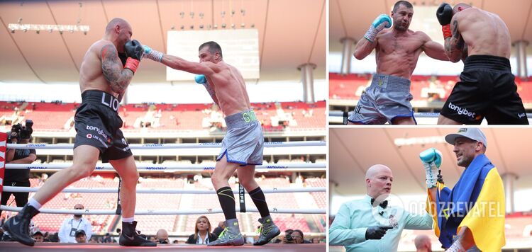 The famous Ukrainian boxer got the victory by knockout. Video