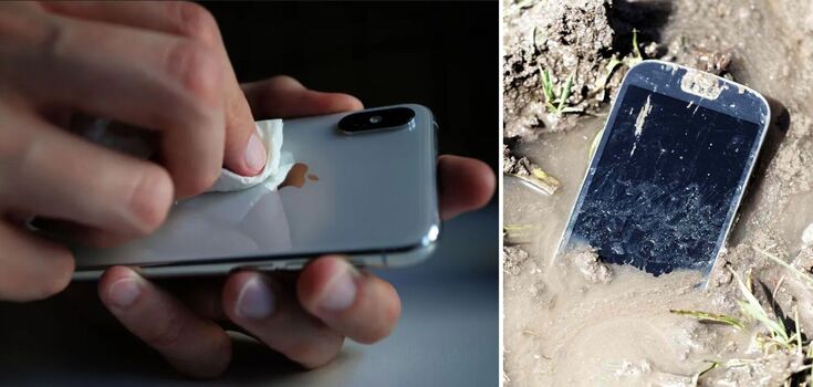 How to clean your smartphone from dirt and avoid paying lots for it