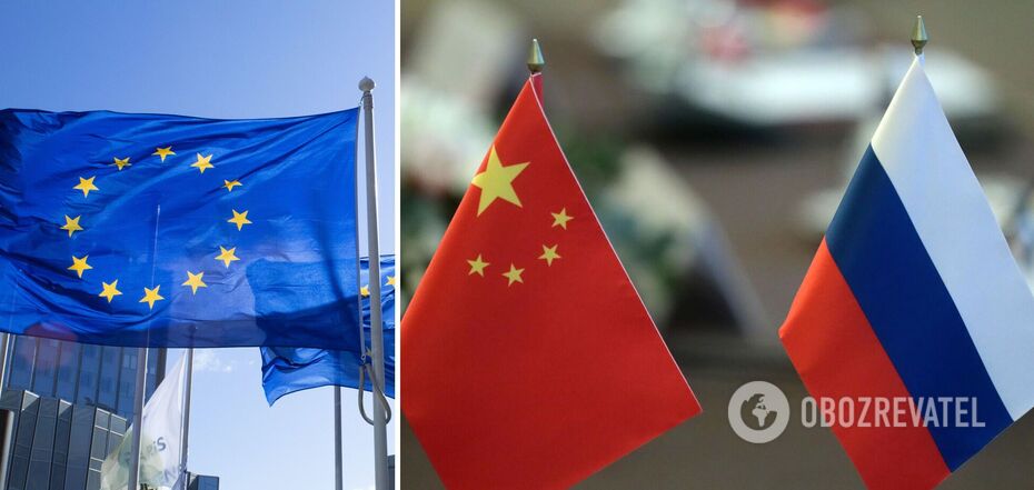 The EU intends to impose sanctions on China for helping Russia in the war