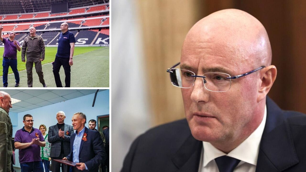 Russian Deputy Prime Minister comes to Donbass Arena and says it is necessary to "restore Shakhtar Donetsk"