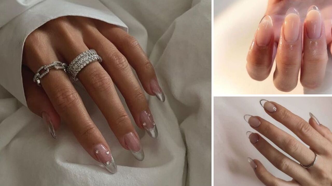 "Glass" French is back in fashion: what makes this manicure special and why fashionistas around the world choose it. Photo.