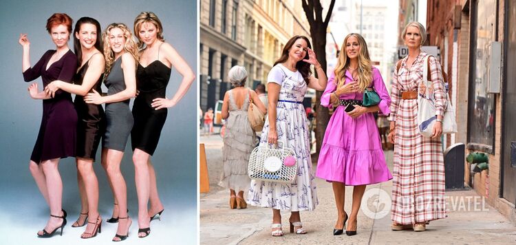 How the actresses from the Sex and the City series have changed over 25 years. Photos then and now