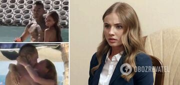 The star of the TV series "School" had an affair with Morgenstern, who fled from Russia and kept silent about the war. Photo by