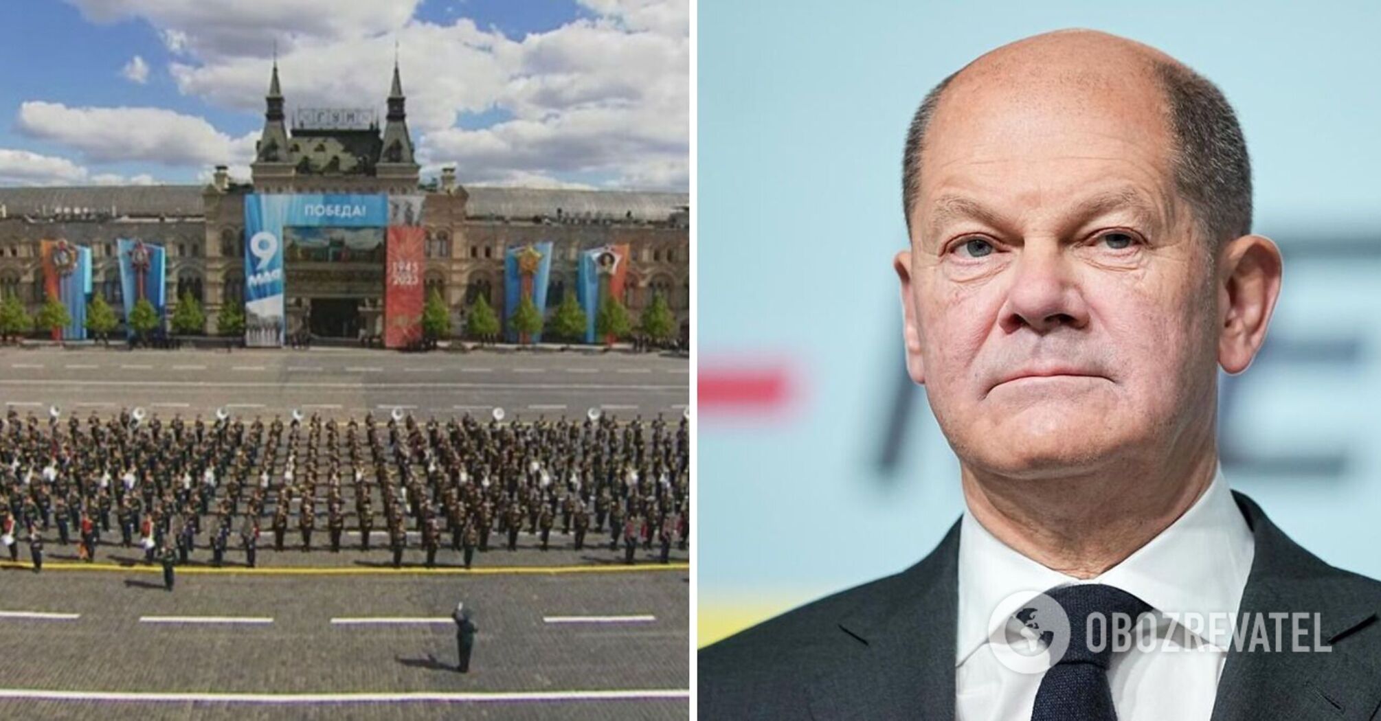 "We shouldn't be intimidated by power games": Scholz reacted to the parade in Moscow and called for support for Ukraine