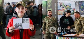Postage stamp dedicated to the 'Offensive Guard' has been put into circulation in Ukraine. Photo.