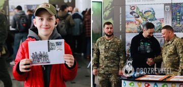 Postage stamp dedicated to the 'Offensive Guard' has been put into circulation in Ukraine. Photo.