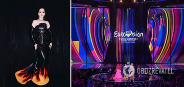 In a leather dress with a 'fiery' hem: Yulia Sanina opened the Eurovision Song Contest 2023 in Liverpool with a powerful performance. Photos and videos