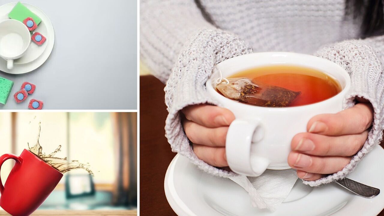 How to clean coffee and tea stains on cups: a "fantastic" way to do it