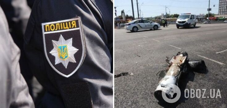 Among the first on the scene: video of patrol policemen helping people during night shelling in Kyiv