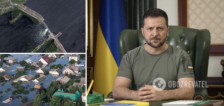 No help for people, only shelling: Zelenskyy told about the crimes of Russians in the flooded part of Kherson region. Video.