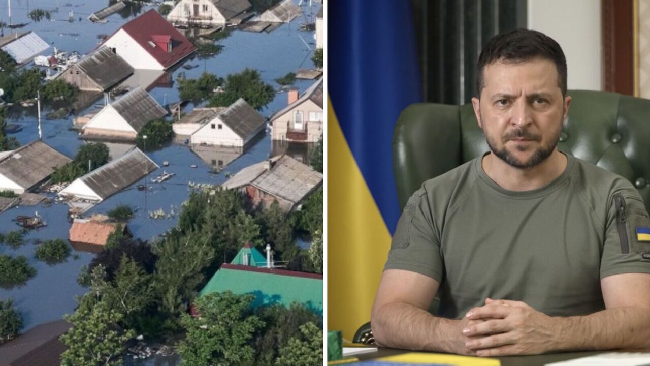 More than 3,000 people evacuated from flooded districts of Kherson region, - Zelenskyy