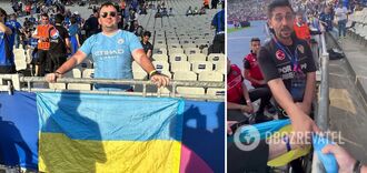 Skandal z ukraińską flagą podczas finału Ligi Mistrzów. Wideo fakt