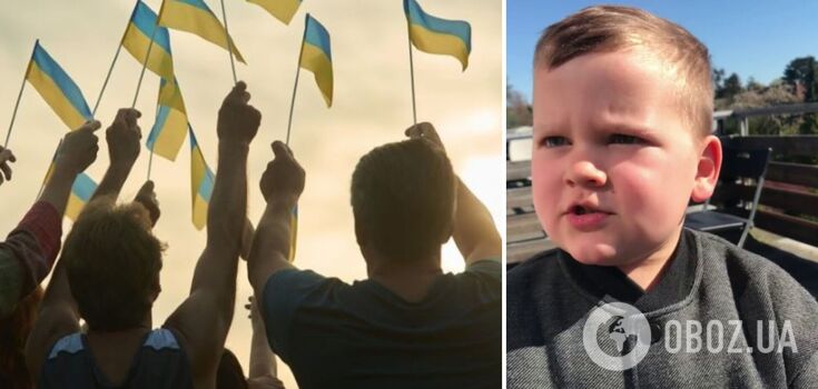 "Trzymaj pięści w górze za Ukrainę!" Zachęcająca wiadomość małego chłopca poruszyła sieć