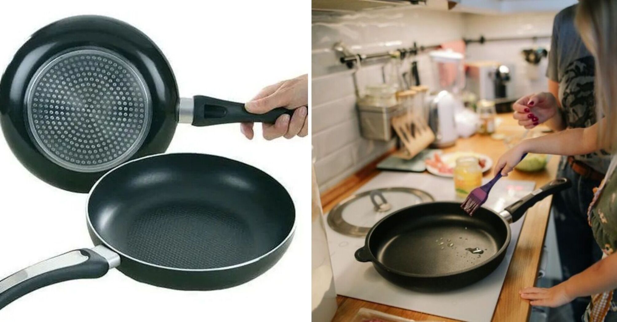 What foods should not be cooked in a non-stick frying pan: it can be very harmful