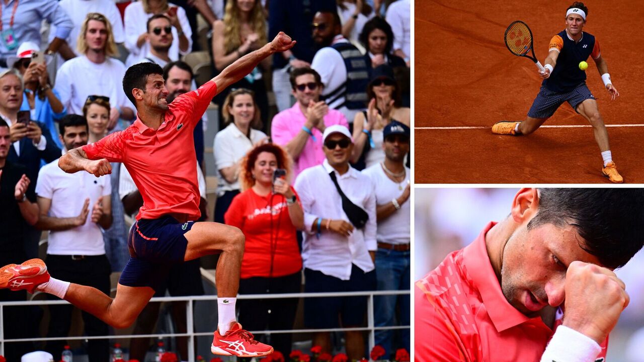 Djokovic won Roland Garros, setting a world tennis record